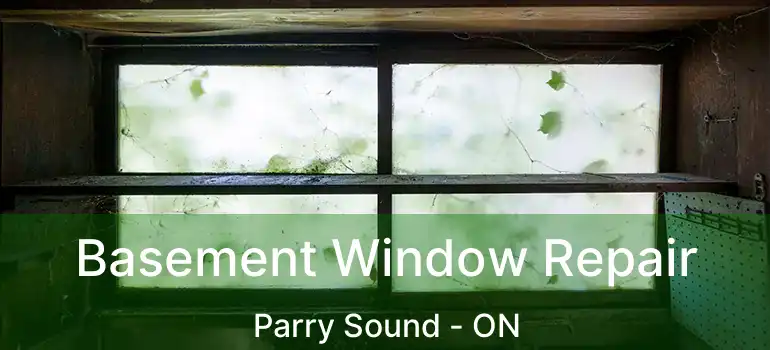 Basement Window Repair Parry Sound - ON