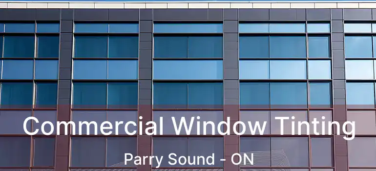  Commercial Window Tinting Parry Sound - ON