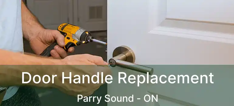 Door Handle Replacement Parry Sound - ON