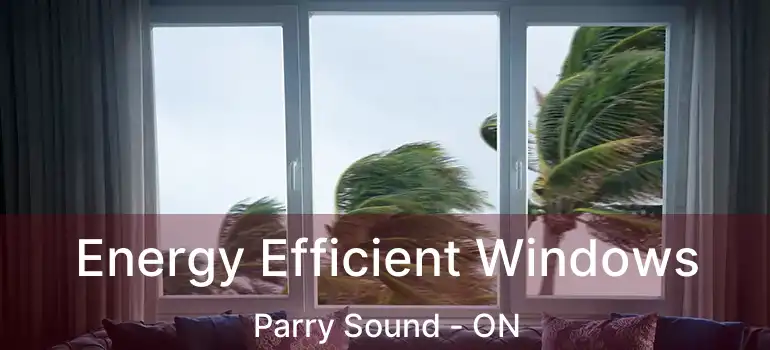 Energy Efficient Windows Parry Sound - ON