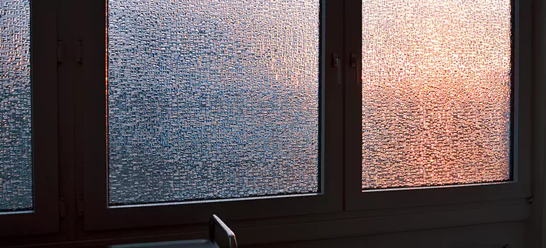 Frosted Glass Window Replacement in Parry Sound, Ontario