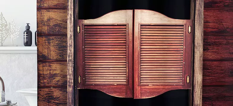 Installing Saloon Door Hinges in Parry Sound, ON