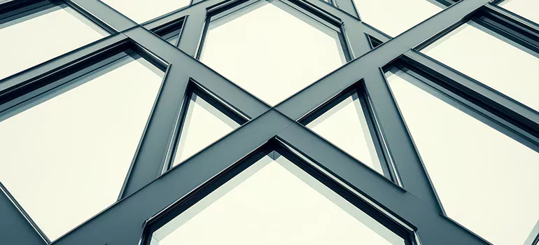 Geometric Window Shades in Parry Sound, ON