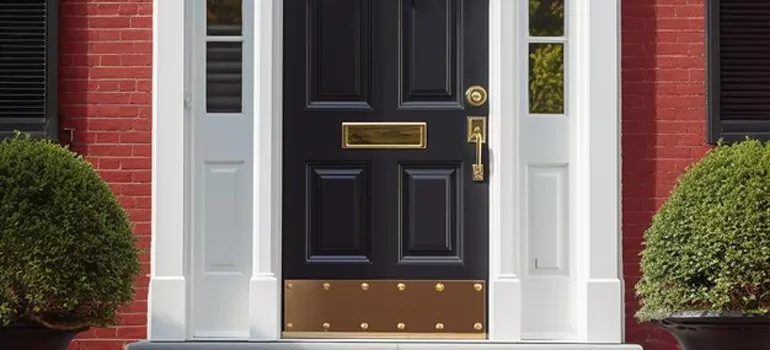 Commercial Door Kick Plate Installation in Parry Sound, ON