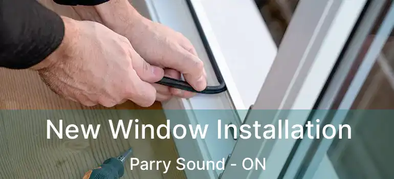 New Window Installation Parry Sound - ON