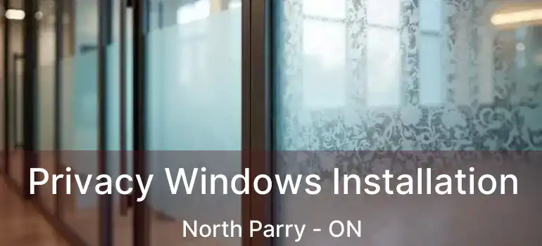 Privacy Windows Installation North Parry - ON
