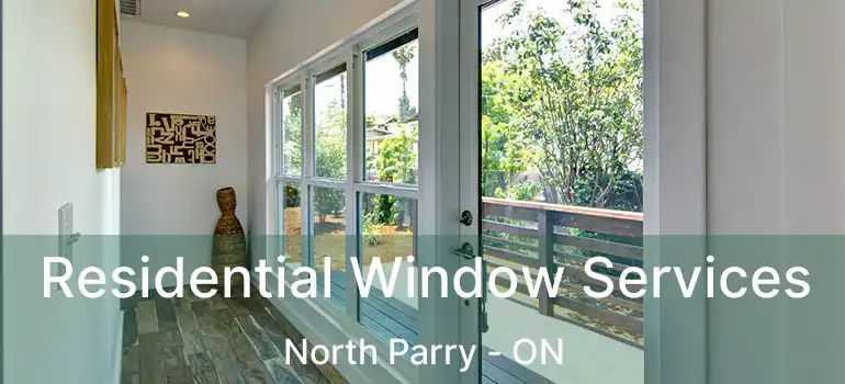  Residential Window Services North Parry - ON