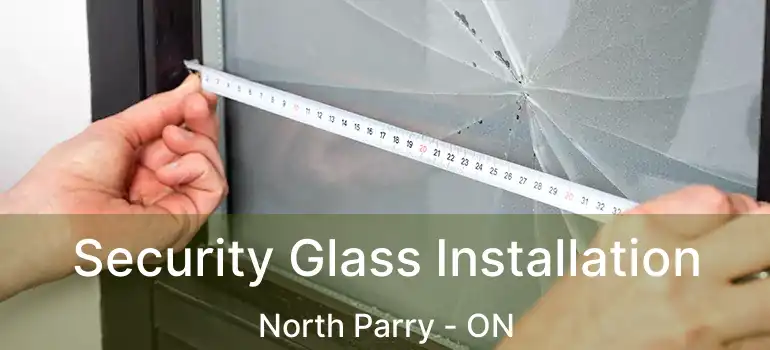 Security Glass Installation North Parry - ON