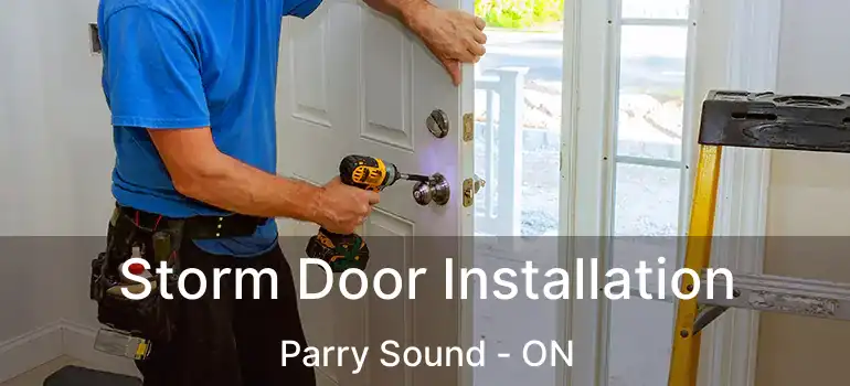 Storm Door Installation Parry Sound - ON