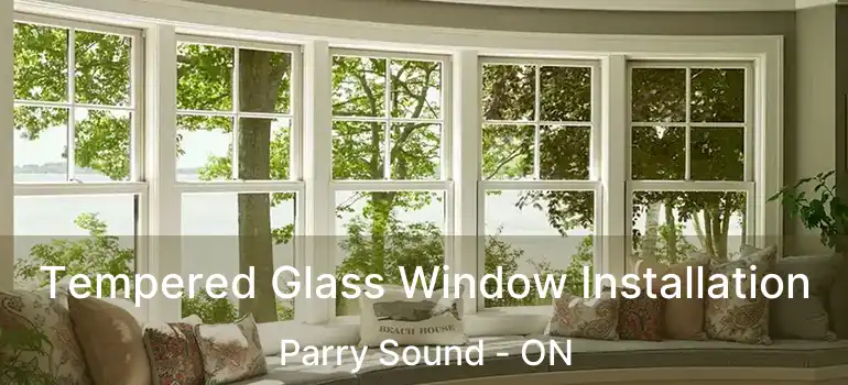  Tempered Glass Window Installation Parry Sound - ON