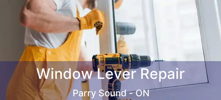 Window Lever Repair Parry Sound - ON