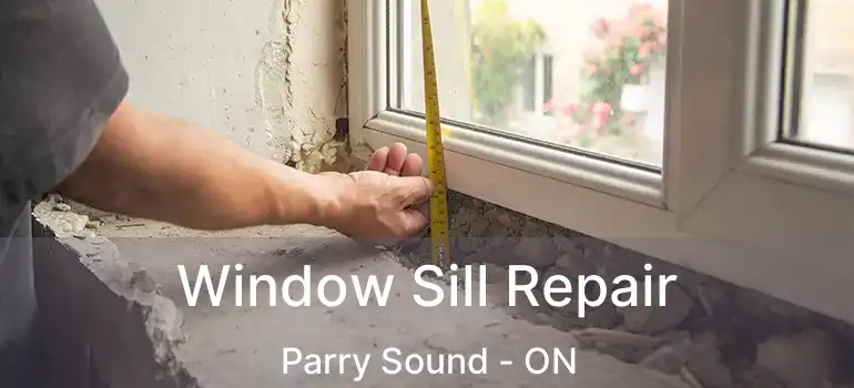 Window Sill Repair Parry Sound - ON