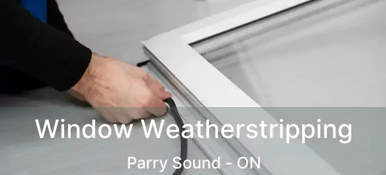 Window Weatherstripping Parry Sound - ON